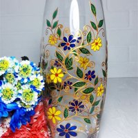 Diy Painted Glass Vases