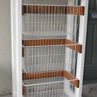 Diy Wire Basket Shelf Rack